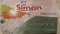 Tartinable jambon poireaux
