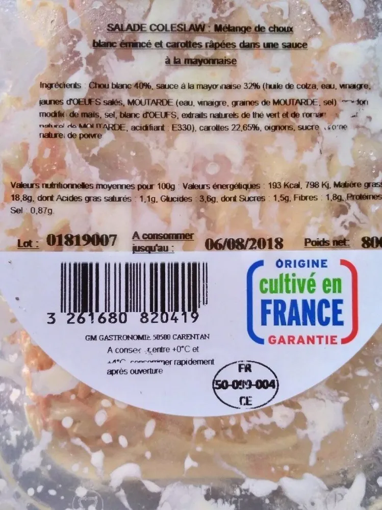 Salade Coleslaw