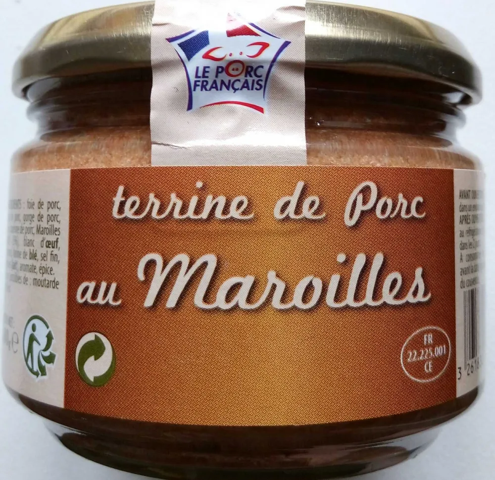 Terrine de porc au Maroilles