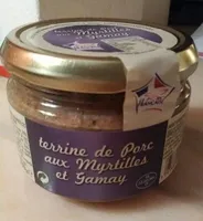 Terrine de porc aux myrtilles et Gamay