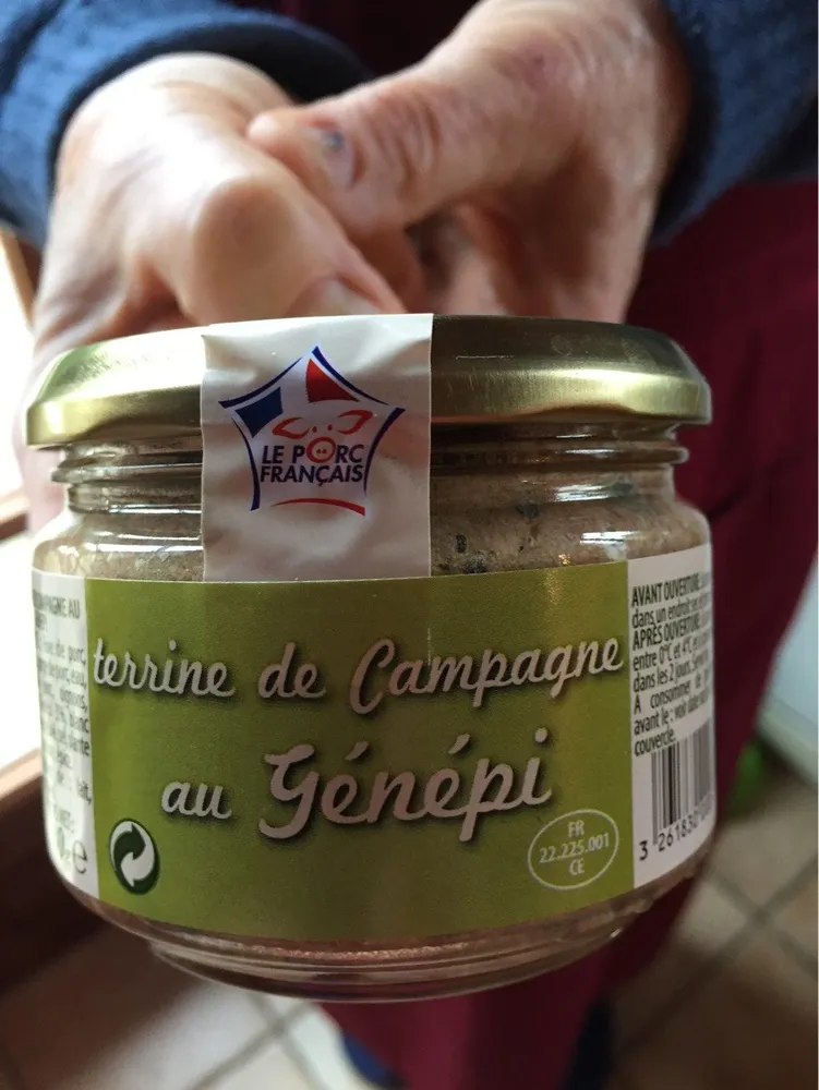 Terrine de campagne au genepi