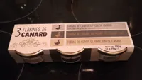 3 terrines de canard