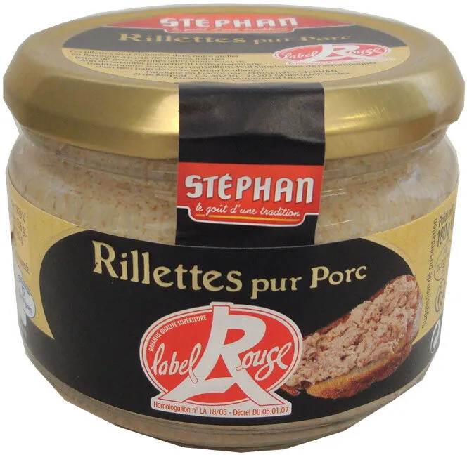Rillettes pur porc Label Rouge