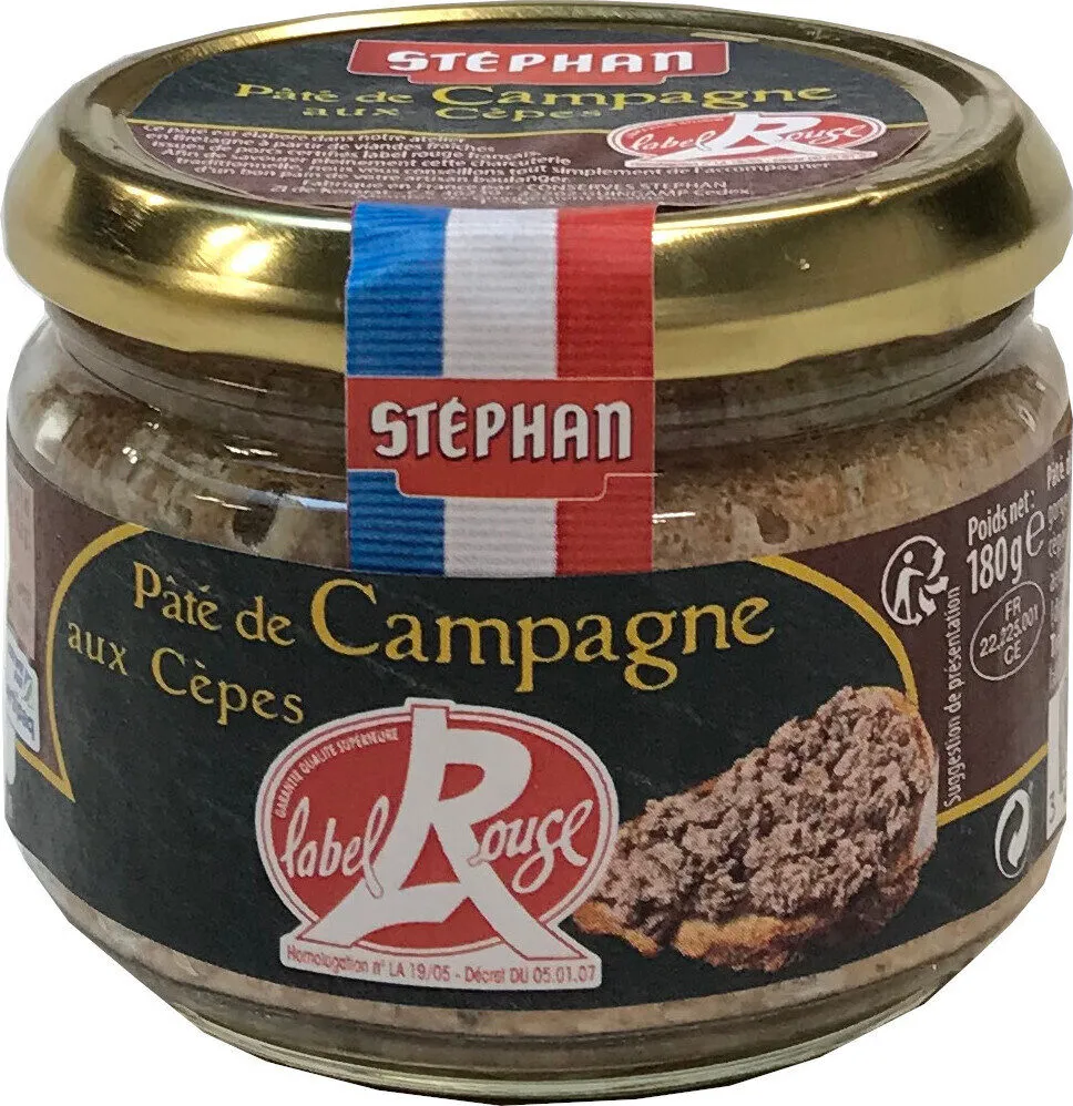 Pâté de Campagne aux Cèpes Label Rouge
