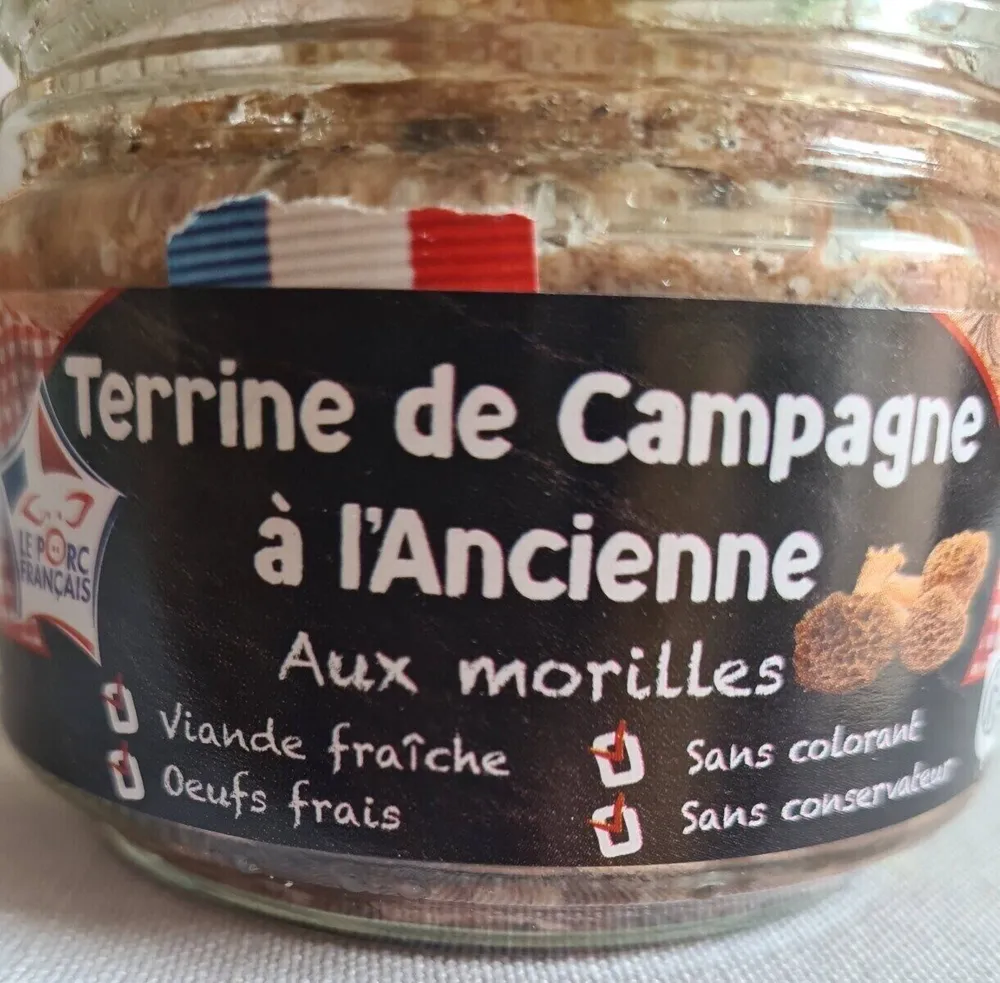 Terrine de Campagne à l’Ancienne aux morilles