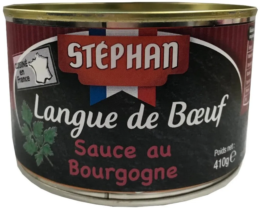 Langue de boeuf sauce au vin de Bourgogne
