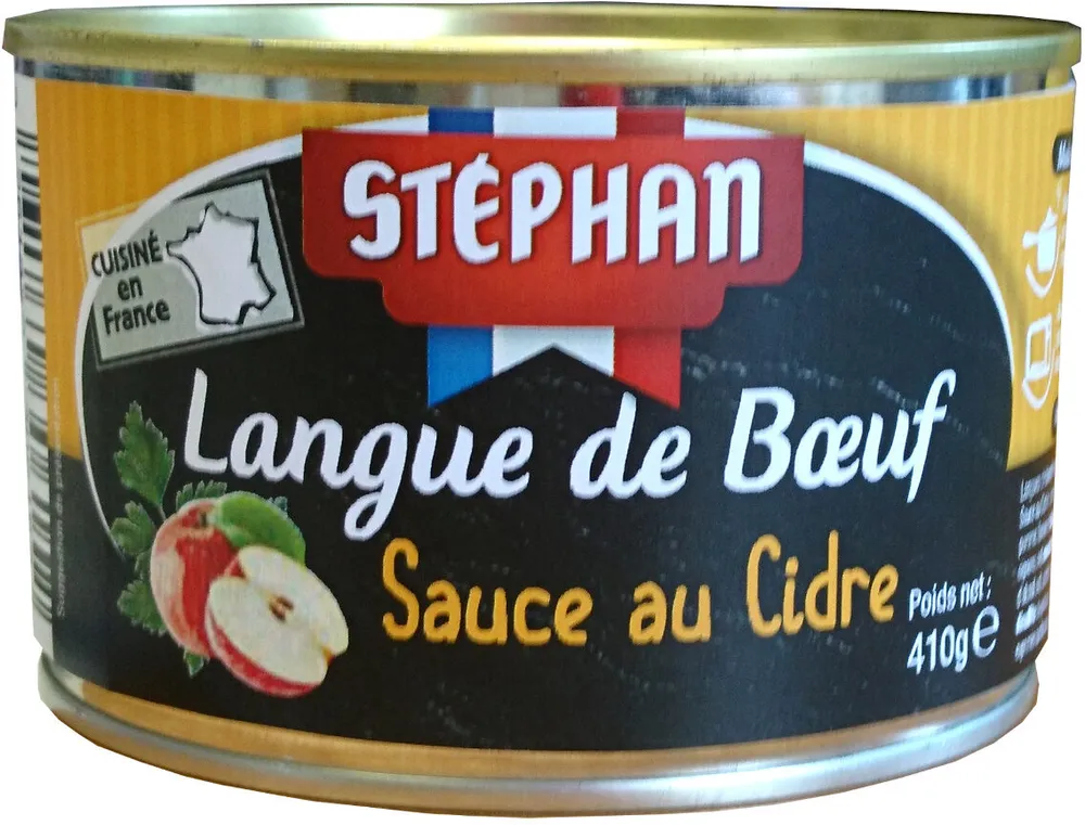 Langue de boeuf sauce au cidre