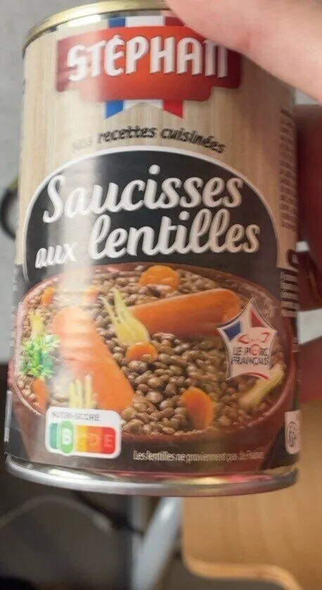 Saucisses aux lentilles