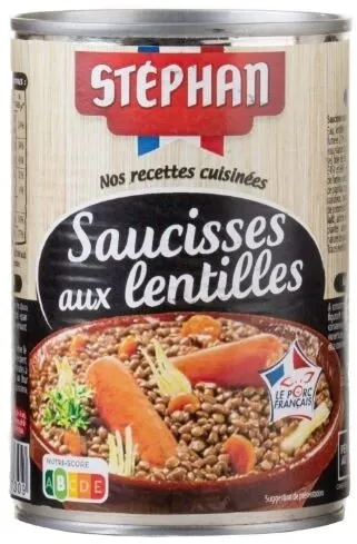 Saucisses aux Lentilles