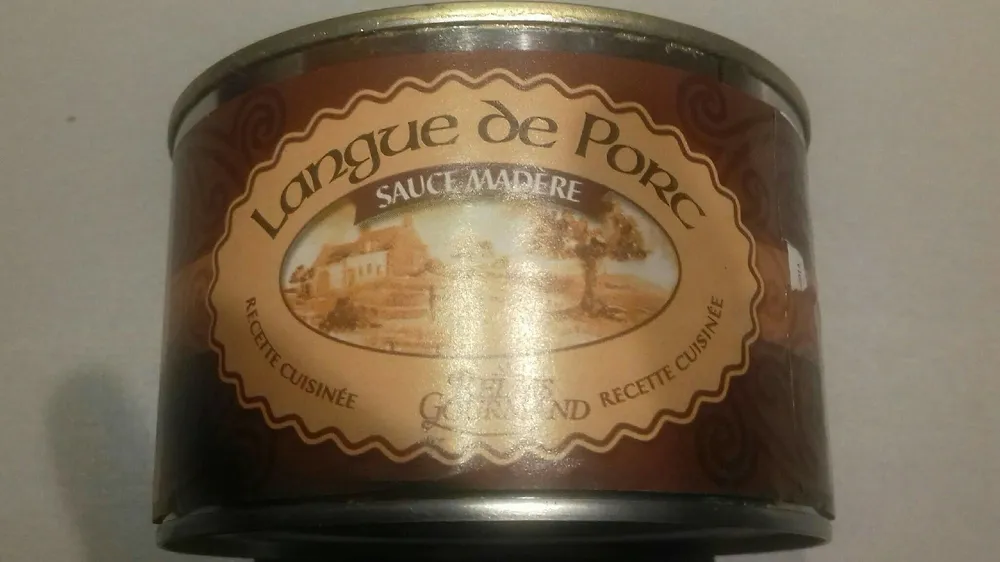 Langue de porc sauce madère