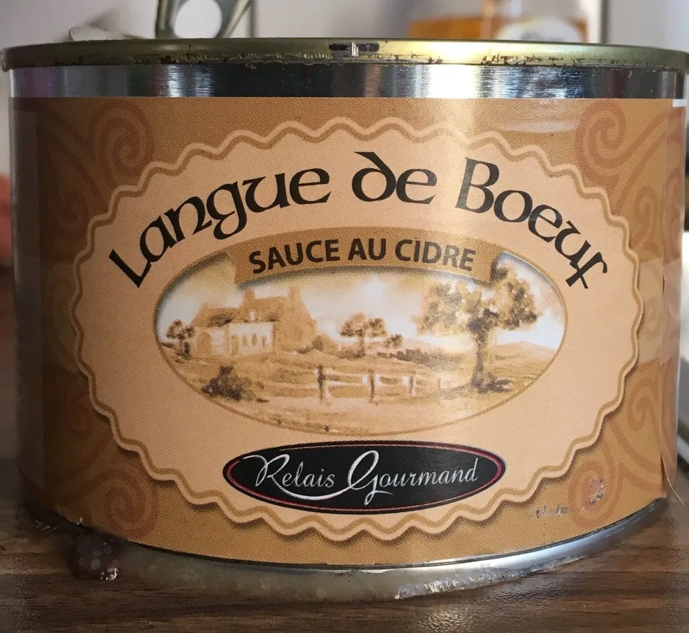 Langue de boeuf sauce au cidre