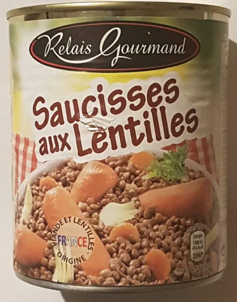 Saucisses aux Lentilles