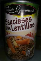 Saucisses aux lentilles