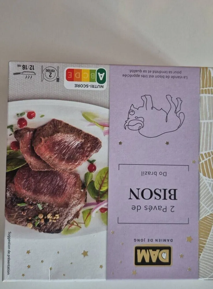 2 Pavés de BISON do brazil
