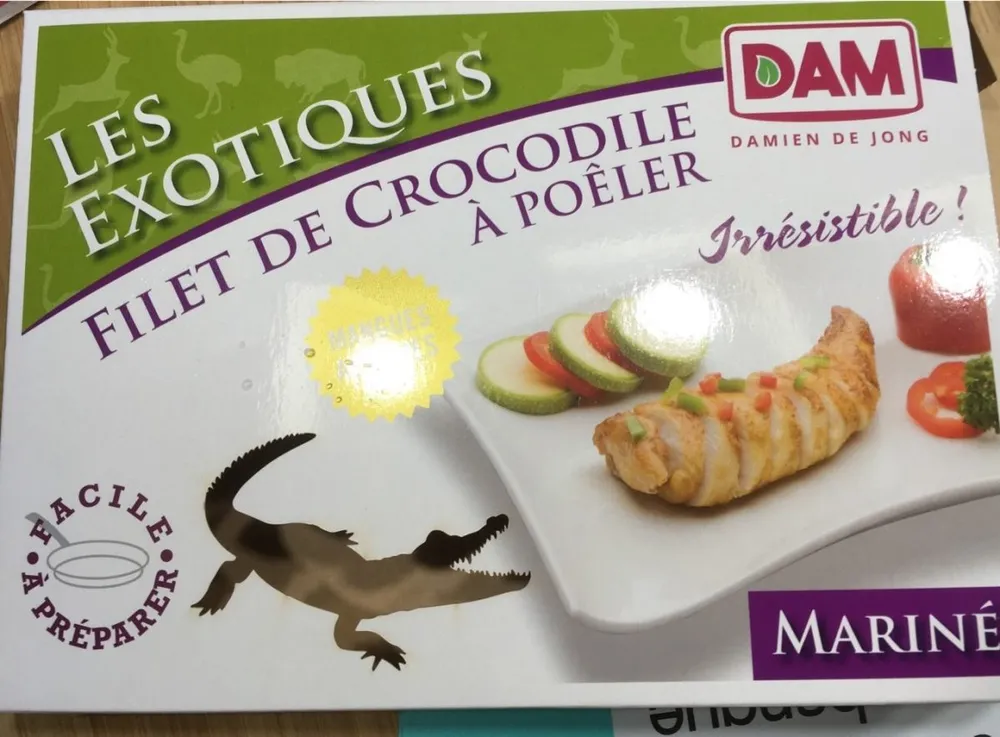 Filet de crocodile à poêler
