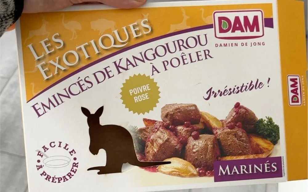 Émincés de kangourou