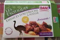 Émincés d'autruche à poêler