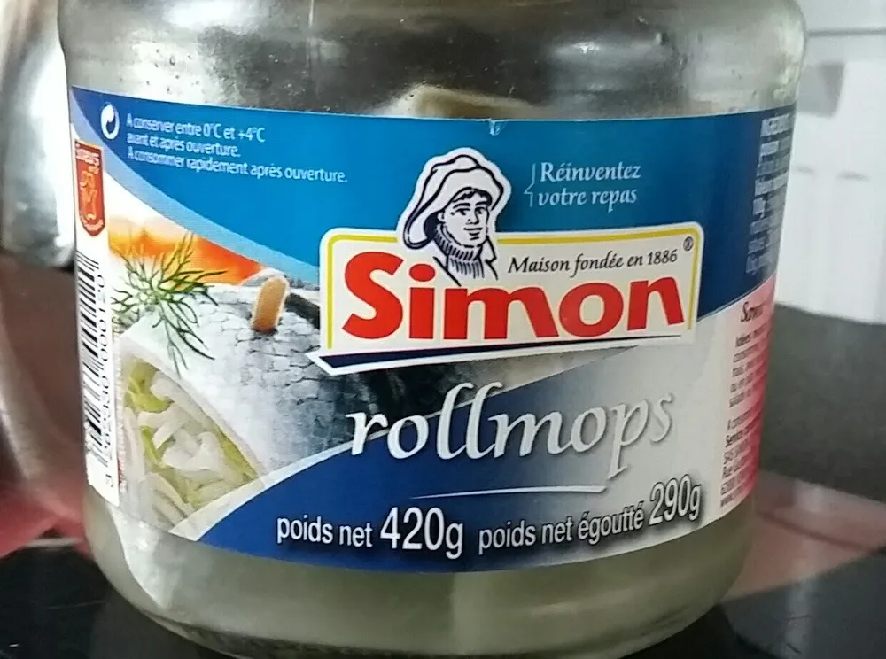 Rollmops 4 pièces 290g Simon Dutriaux