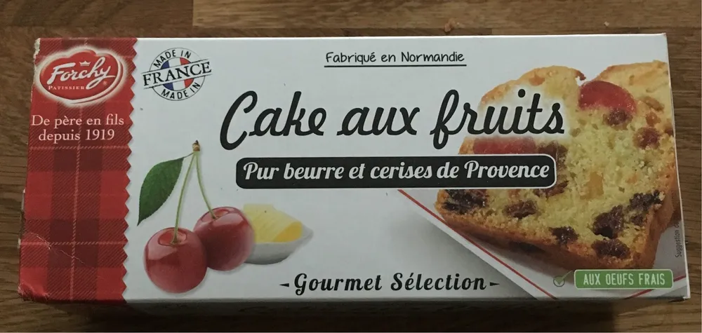 Cake aux Fruits, Pur Beurre et Cerises de Provence