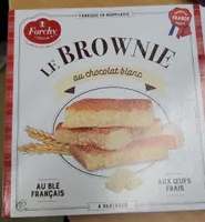 Brownie chocolat blanc