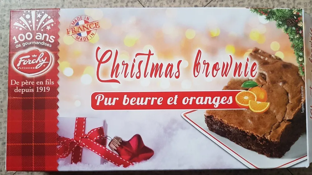 Christmas brownie