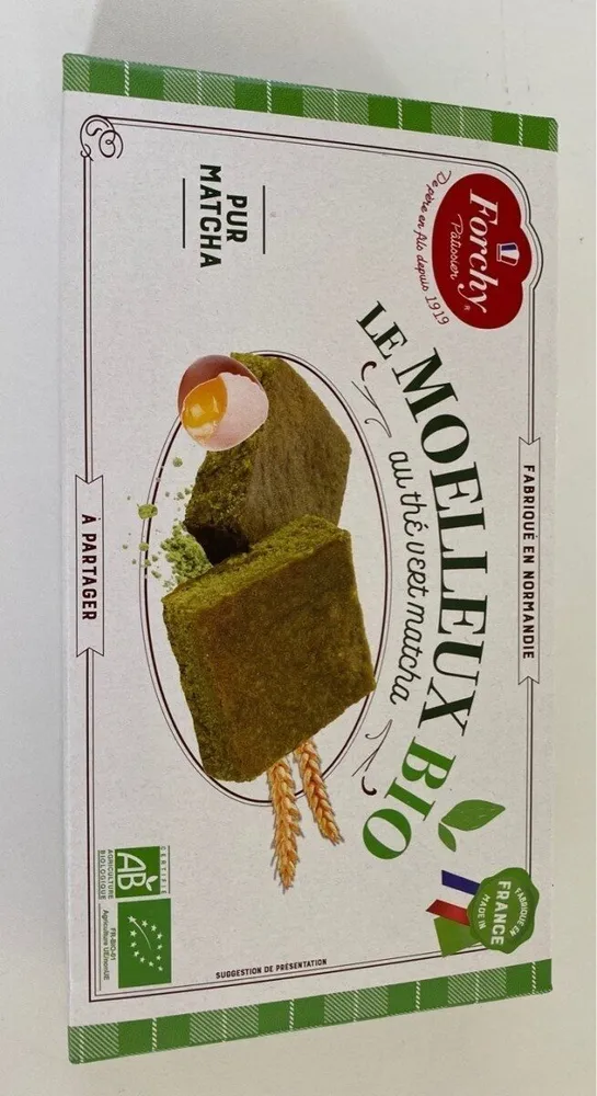 Moelleux matcha bio