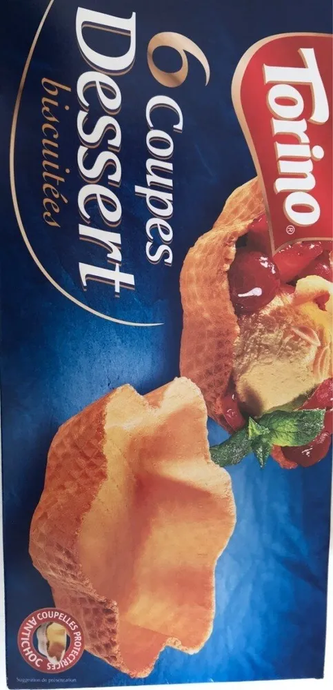 6 Coques Dessert Biscuités