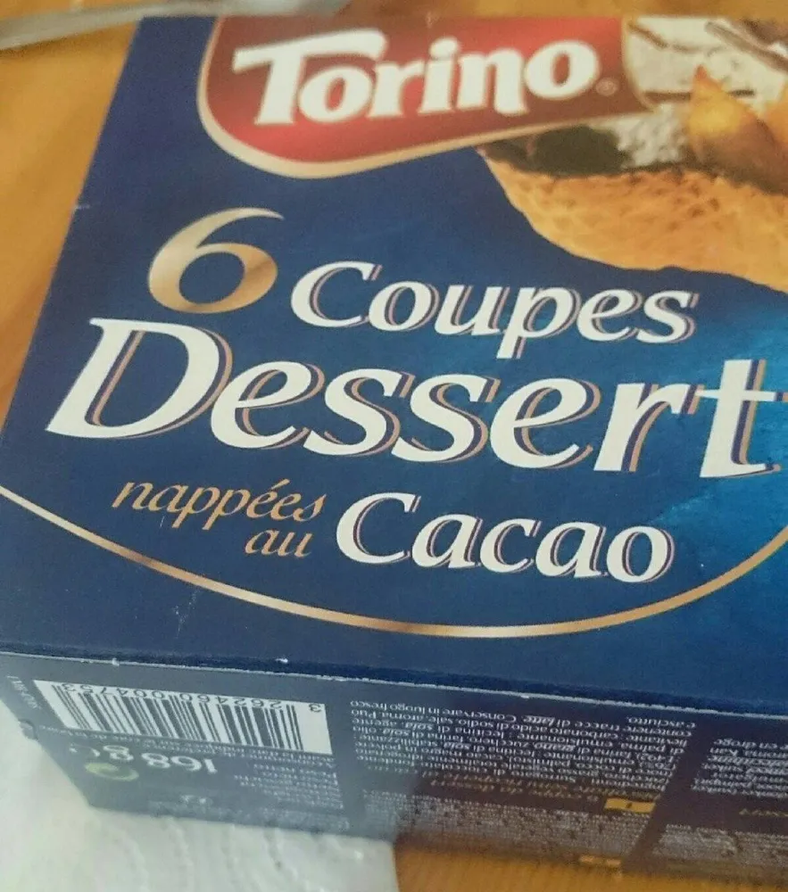 Coupes dessert nappées au cacao