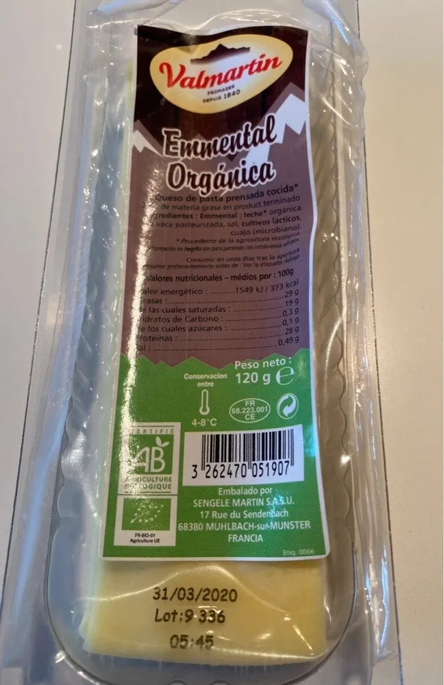 Emmental orgánico