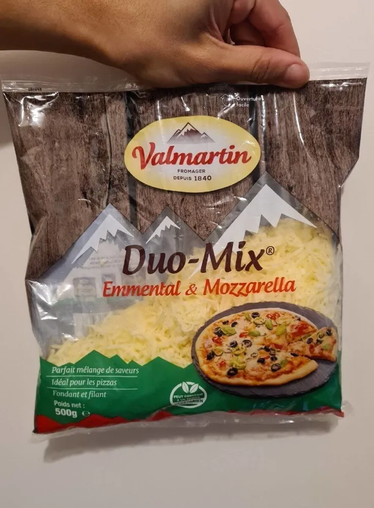 Duo mix emmental et mozzarella