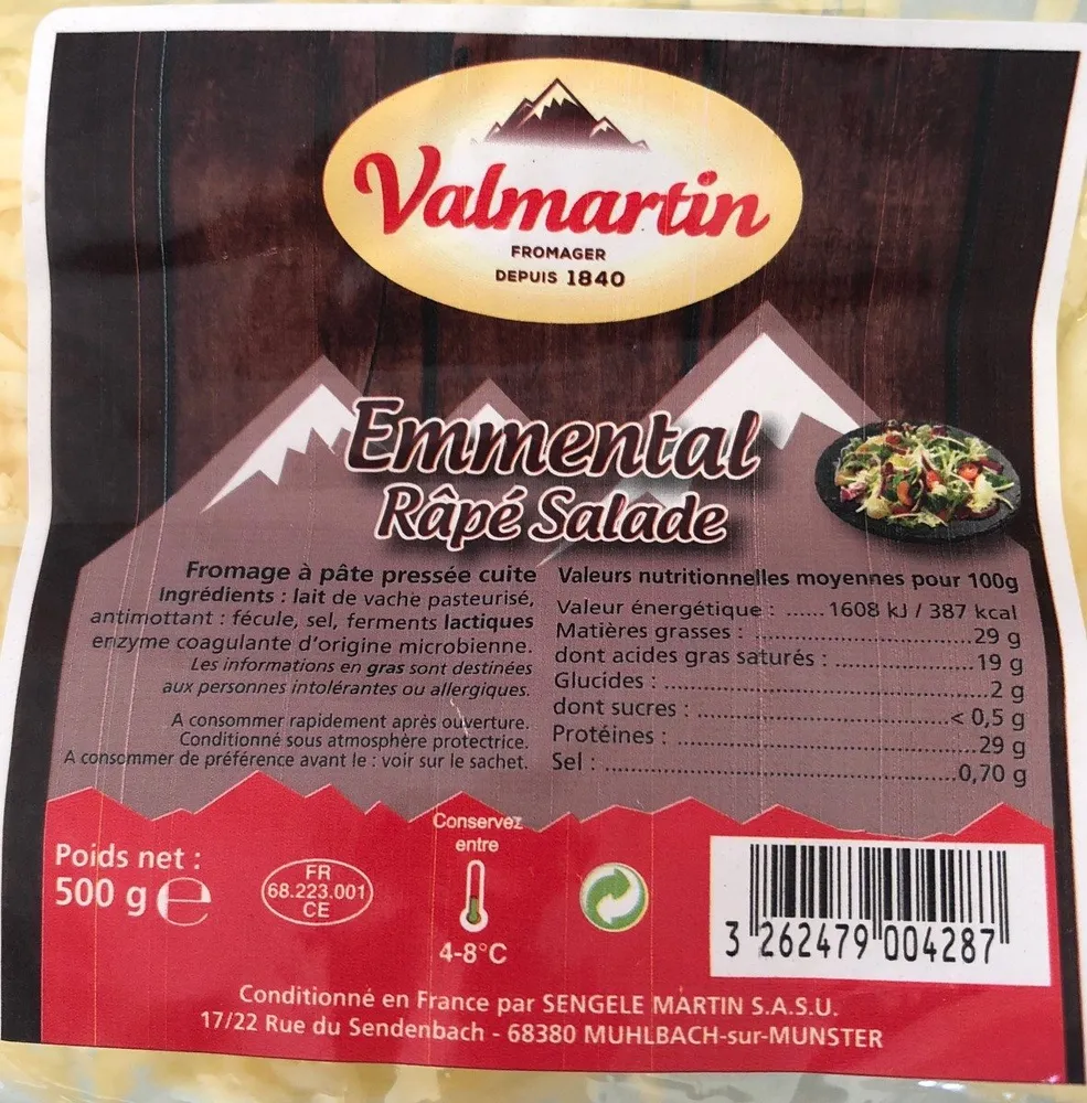 Emmental râpé
