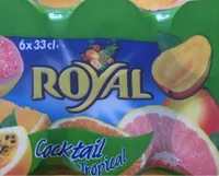 Royal cocktail tropical