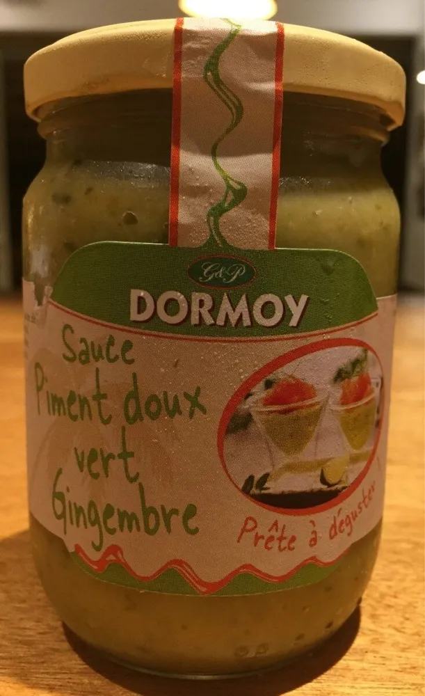 Sauce piment doux vert gingembre
