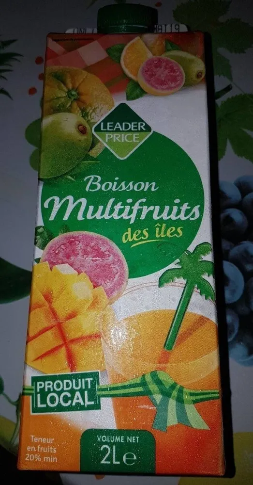 Boisson multifruits des îles