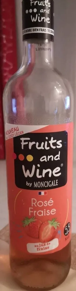 Fruit and wine/rosé fraise