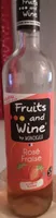 Fruit and wine/rosé fraise