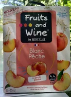 Vin blanc a la pêche