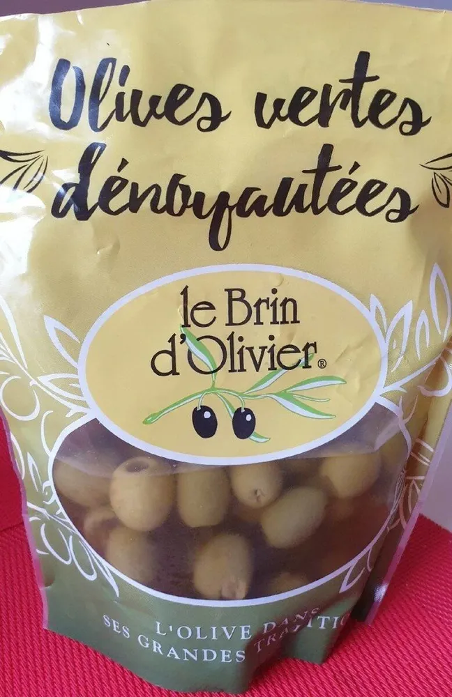 Olives vertes dénoyautées
