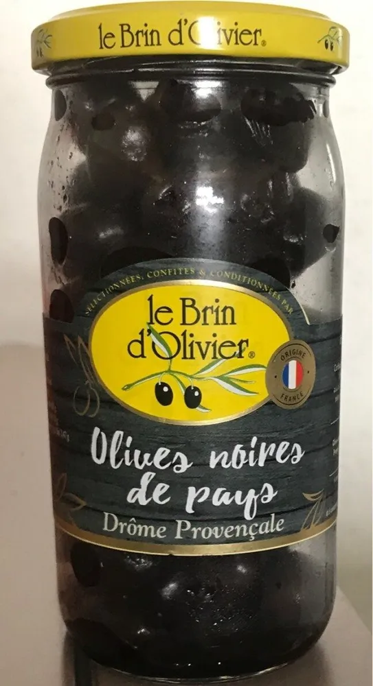 Olives noires de pays aux herbes de Provence