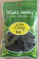 Olives noires à la grecque