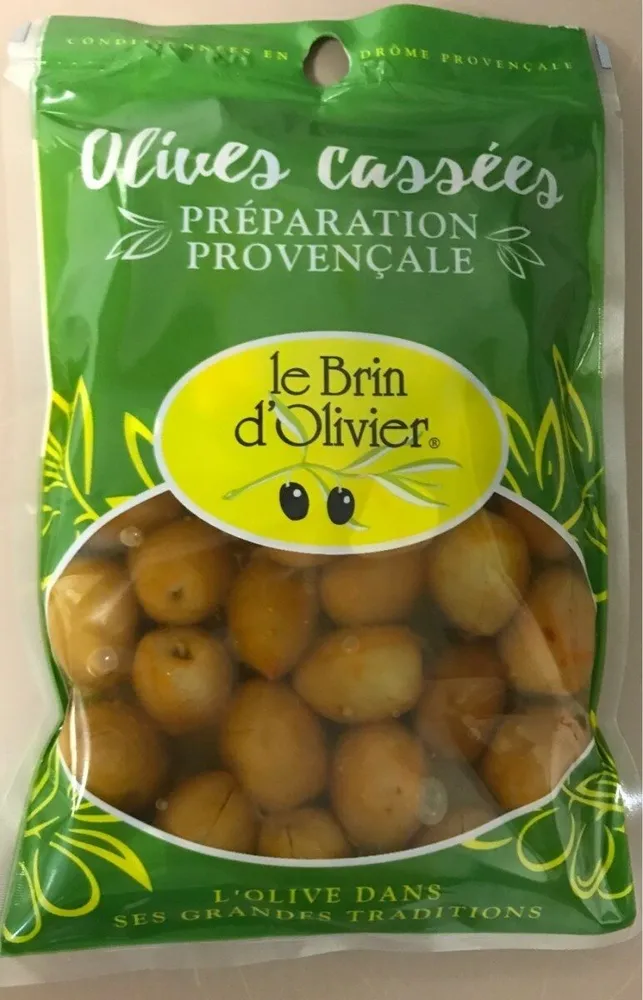 Olives tournante cassées - préparation provencale