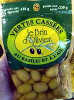 Vertes cassées au basilic et à l'ail
