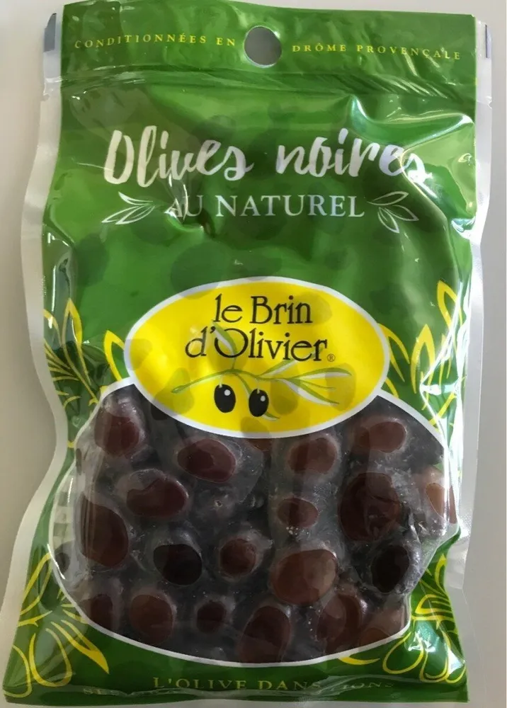 Olives noires au naturel