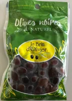 Olives noires au naturel