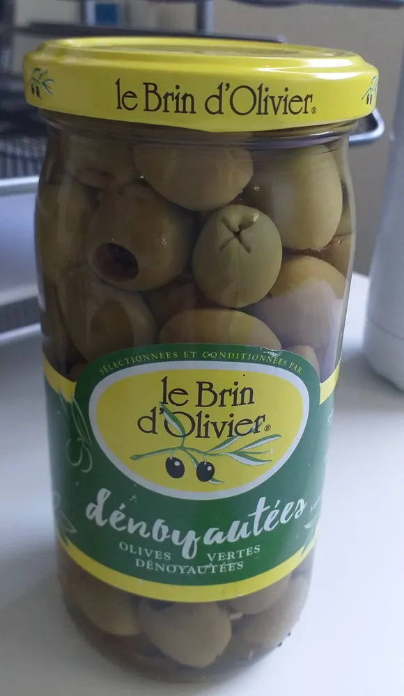 Olives vertes dénoyautées