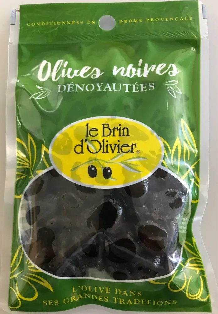 Olives noires denoyautees