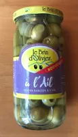 Olives vertes farcies à l'Ail