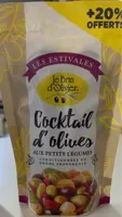 Cocktail d’olives aux petits légumes +20% offert