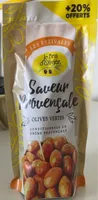 Olives vertes saveur provençale +20% offert