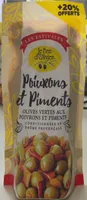 Olives vertes aux poivrons et piments +20% offert